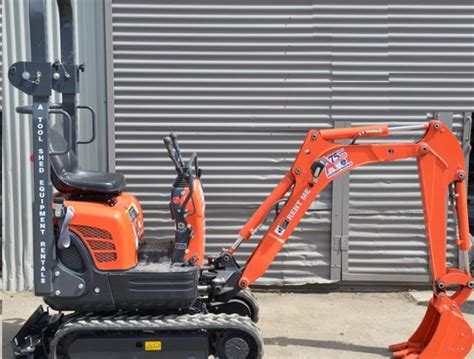 1 ton mini excavator rental|mini excavator with thumb rental.